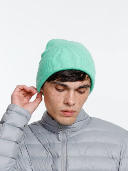 Шапка Urban Flow, зеленая (мятная) 