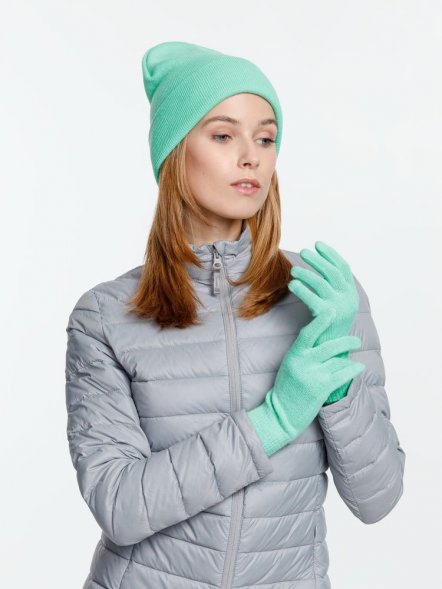 Шапка Urban Flow, зеленая (мятная) 