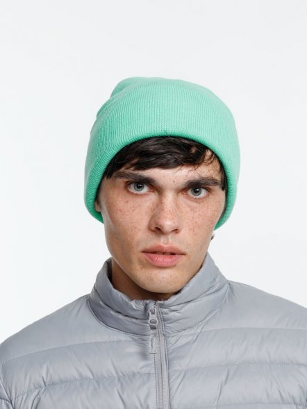 Шапка Urban Flow, зеленая (мятная) 