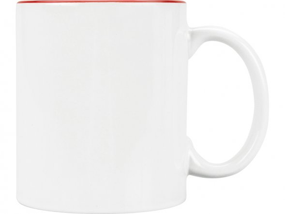 Кружка Gain 320мл, белый/красный 