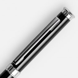 Ручка шариковая Finn Chrome, черная