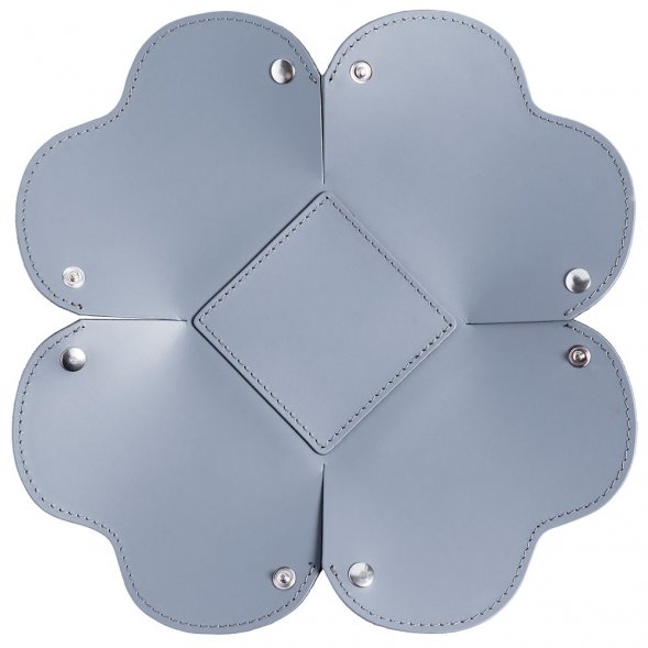 Корзина Corona, большая, серо-голубая 