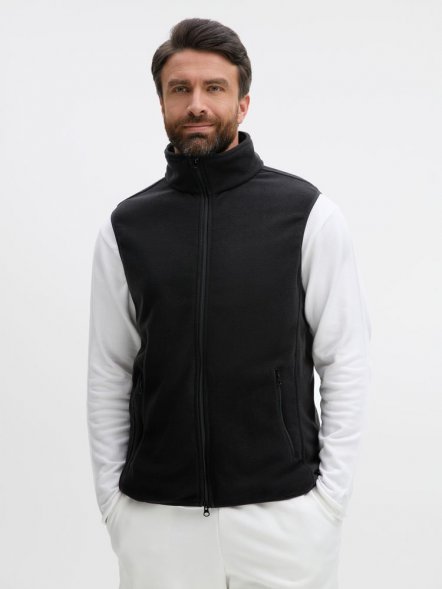 Жилет флисовый унисекс Ben Mac, черный 