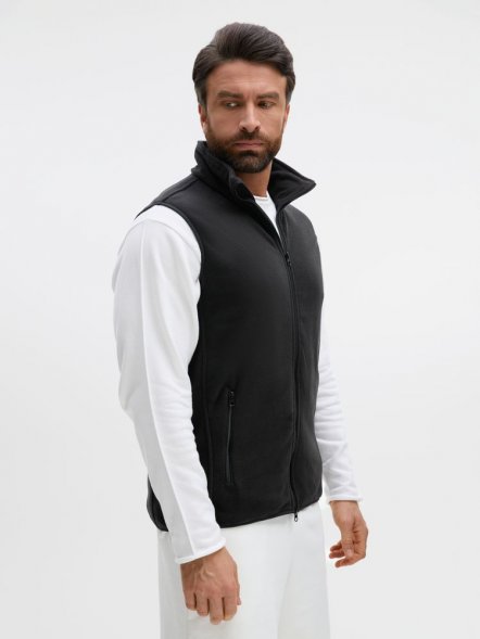 Жилет флисовый унисекс Ben Mac, черный 