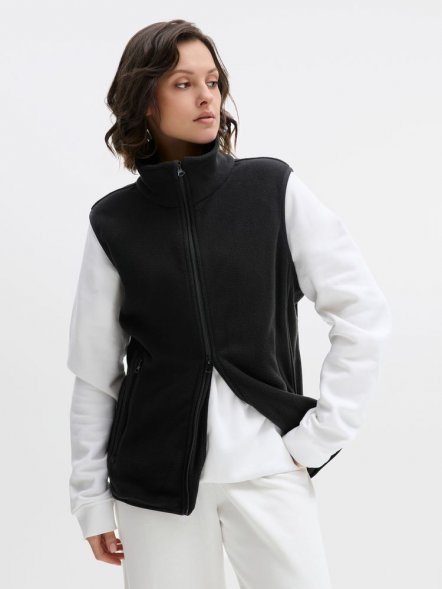 Жилет флисовый унисекс Ben Mac, черный 