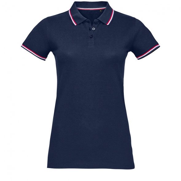 Рубашка поло женская Prestige Women, темно-синяя 