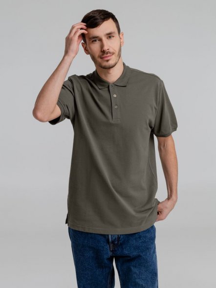 Рубашка поло мужская Neptune, темно-серая 