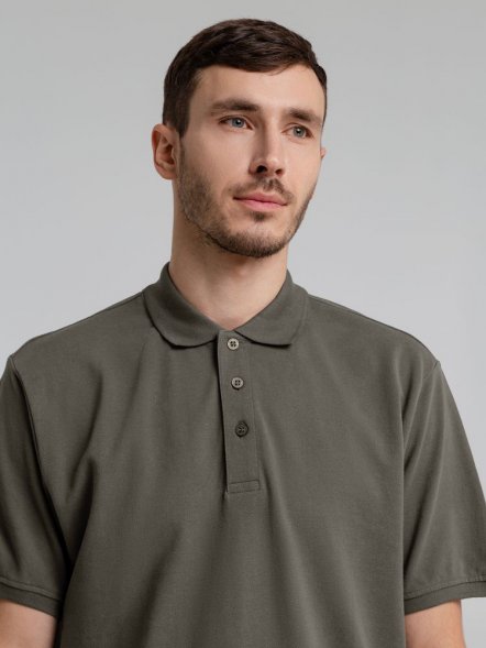 Рубашка поло мужская Neptune, темно-серая 