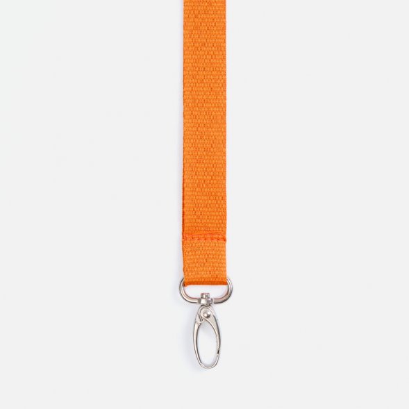 Лента для бейджа Pin, светло-оранжевая 