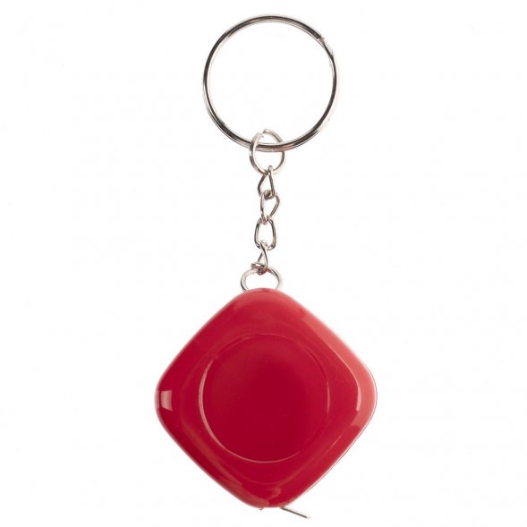 Брелок c рулеткой Metric, красный 