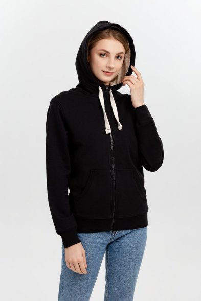 Толстовка на молнии Kulonga Sherpa, черная 