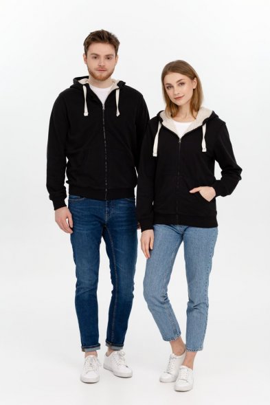 Толстовка на молнии Kulonga Sherpa, черная 