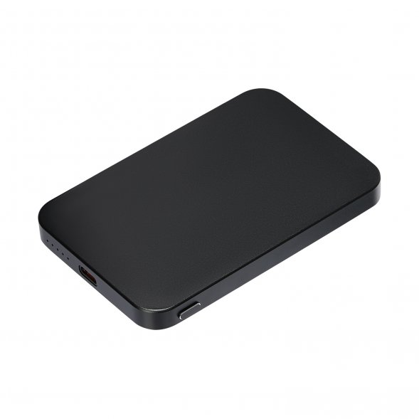 Внешний аккумулятор Artex PD 5000mAh с функцией беспроводной зарядки 15W, черный 