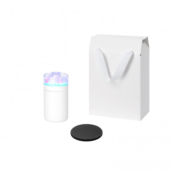 Подарочный набор Crystal, Auris, черный (увлажнитель воздуха, зарядное устройство) 