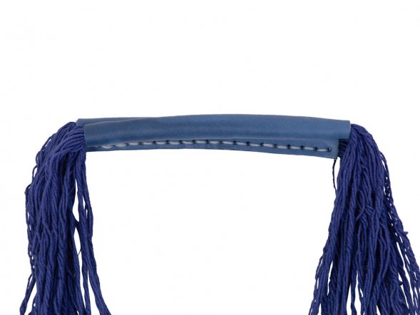 Авоська Dream М old style 15 литров с кожаными ручками, синий (12) 