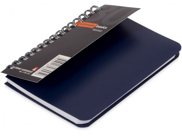 Бизнес - блокнот А6 (99 х 139 мм.) Офис-Лайн 80 л., синий 