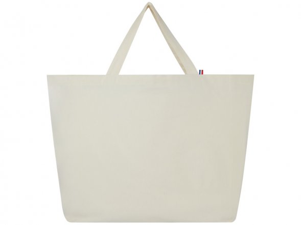 Переработанная эко-сумка Cannes плотностью 200 г/м2 вторичной переработки - Натуральный 