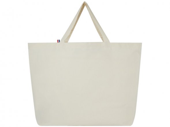 Переработанная эко-сумка Cannes плотностью 200 г/м2 вторичной переработки - Натуральный 
