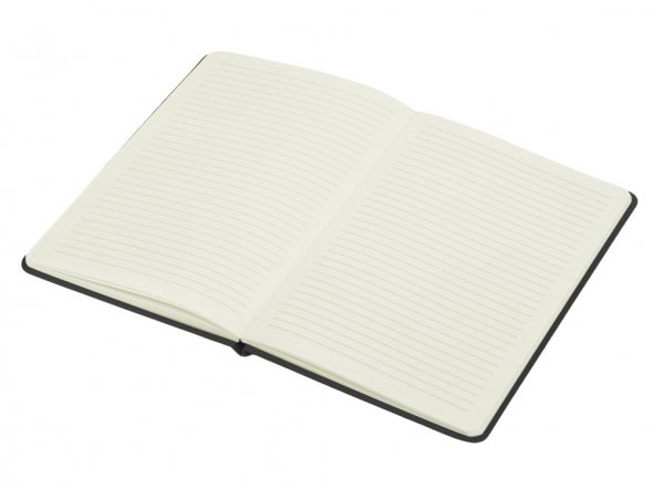 Блокнот Wispy, твердая обложка A5, 64 листа, черный (Р) 