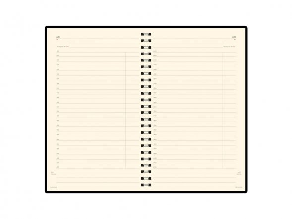 Ежедневник А5 недатированный Milano, красный 