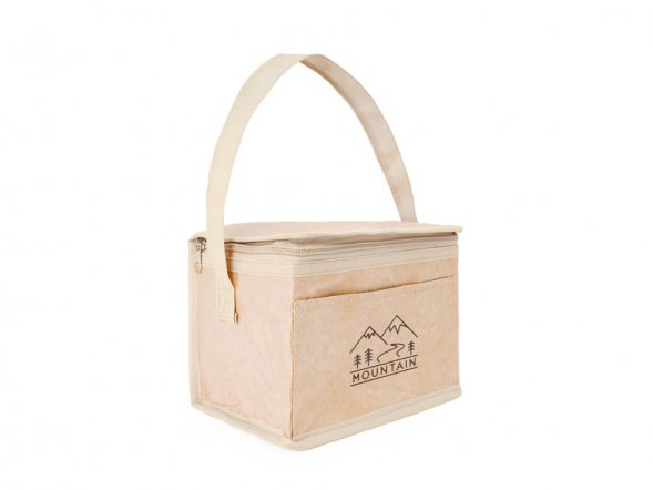Сумка-холодильник MILANA из ламинированной крафт-бумаги, бежевый 