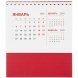 Календарь настольный Datio, красный 