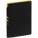 Ежедневник Flexpen Black, недатированный, черный с желтым под нанесение