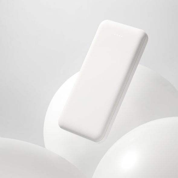 Внешний аккумулятор Elari Plus 10000 mAh, белый 