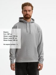 Худи унисекс Condor, серый меланж