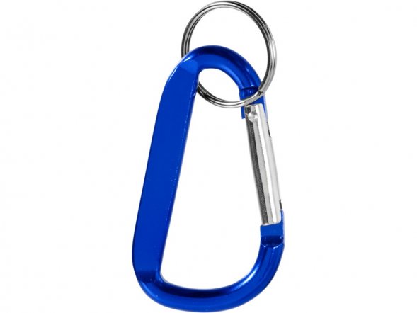 Timor брелок с карабином из переработанного алюминия, сертифицированного по стандарту RCS - Ярко-синий 