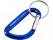 Timor брелок с карабином из переработанного алюминия, сертифицированного по стандарту RCS - Ярко-синий 
