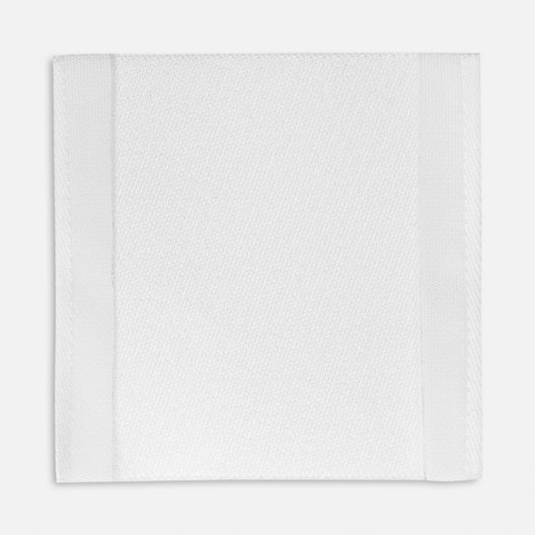 Лейбл тканевый Epsilon, L, белый 