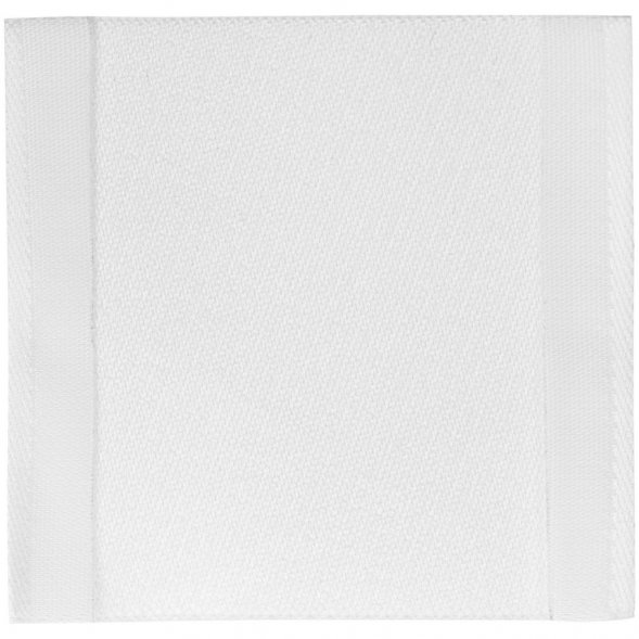 Лейбл тканевый Epsilon, L, белый 