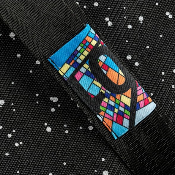 Лейбл тканевый Epsilon, L, белый 