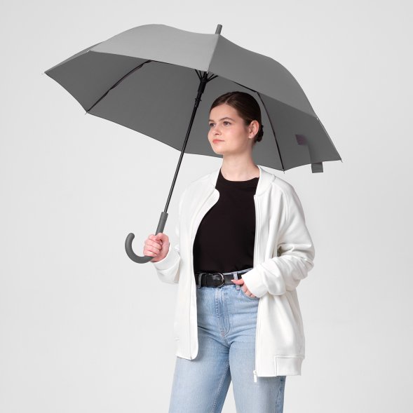 Зонт-трость Phantom, серый 
