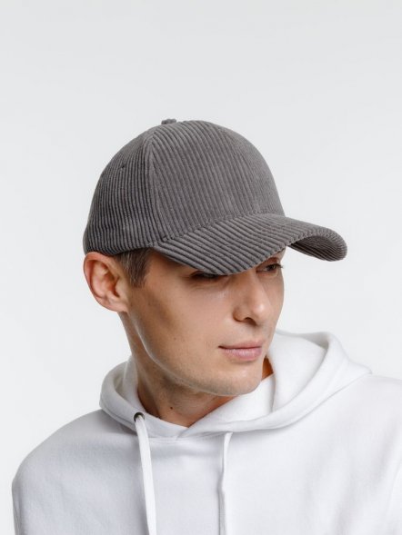 Бейсболка Soft Core, серая 