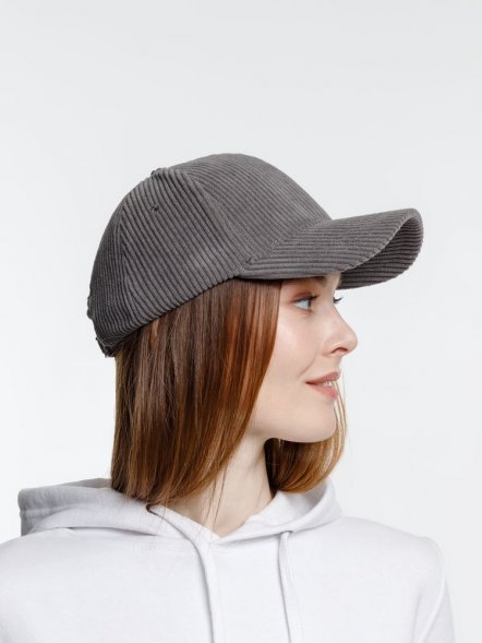 Бейсболка Soft Core, серая 