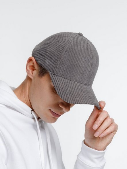 Бейсболка Soft Core, серая 