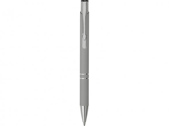 Ручка металлическая шариковая C1 софт-тач, серый 