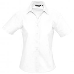 Рубашка женская с коротким рукавом Elite, белая