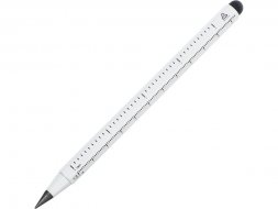 Вечный карандаш из переработанного алюминия Sicily, белый