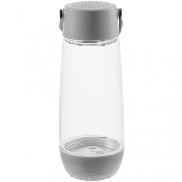 Бутылка для воды Torsta Light с колонкой и светильником, серая 