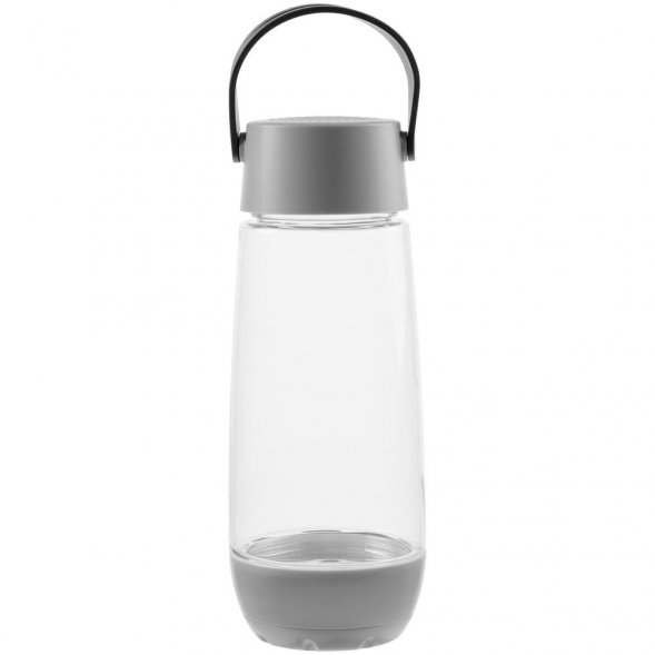 Бутылка для воды Torsta Light с колонкой и светильником, серая 