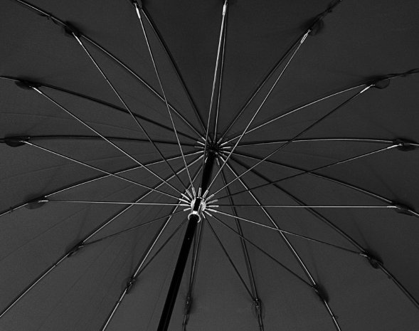 Зонт-трость Big Boss, черный 