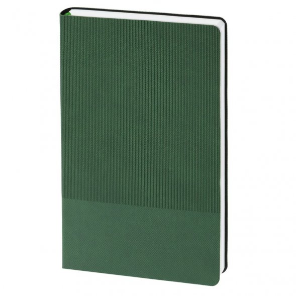 Ежедневник Knit, недатированный, зеленый 