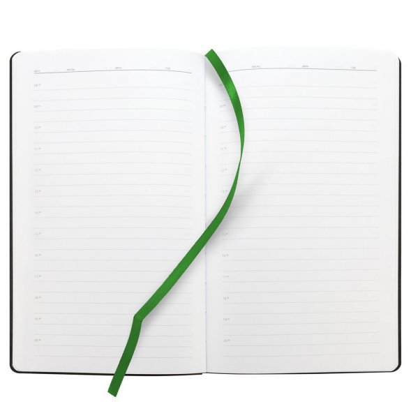 Ежедневник Knit, недатированный, зеленый 