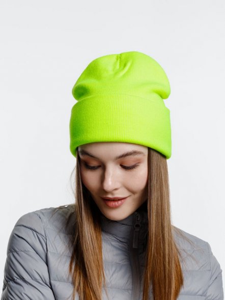 Шапка Urban Flow, салатовый неон 
