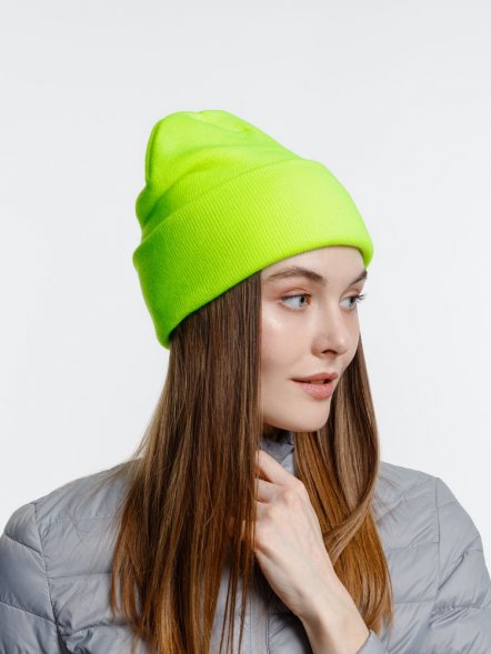 Шапка Urban Flow, салатовый неон 