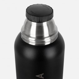 Термос Relaxika 1200 со стикерпаком, черный