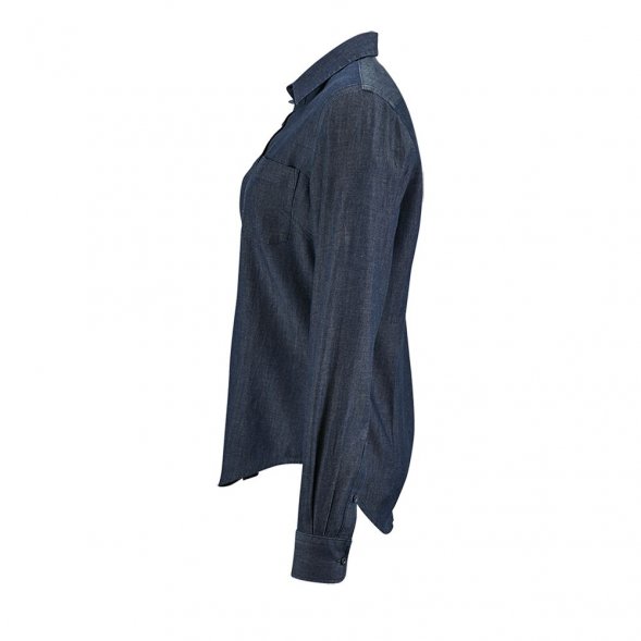 Рубашка женская Barry Women, синяя (деним) 